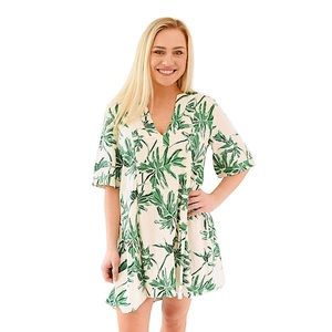 Emily McCarthy Pleated Caftan Dress Size M NWT